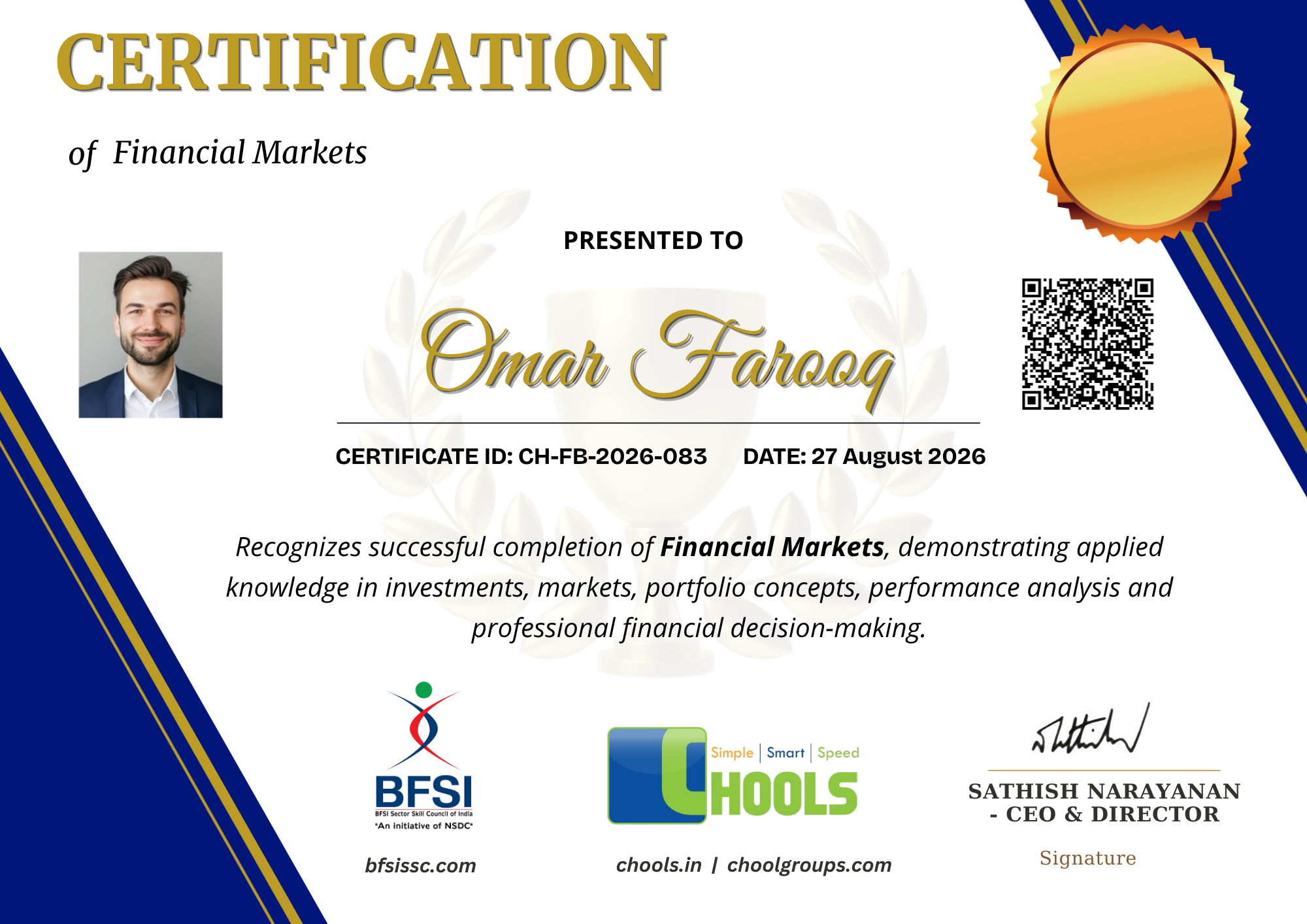 Financial Markets Certificate